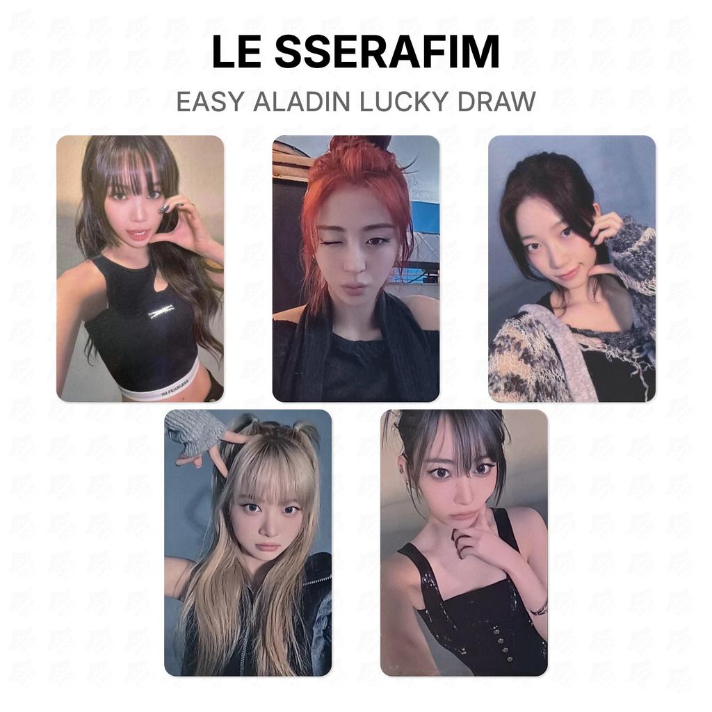 LE SSERAFIM EASY ALADIN LUCKY DRAW Official Photocard