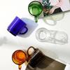 French Colorful Heat-Resistant Glass Dura-Rex Mug Plate 2-Piece Set