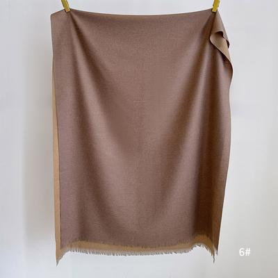 Women Men Stoles Pashmina Wrap Solid Two-Sided Scarf Cashmere Soft Warm Fringe Pashmina Shawl Winter Coldproof Windproof Blanket