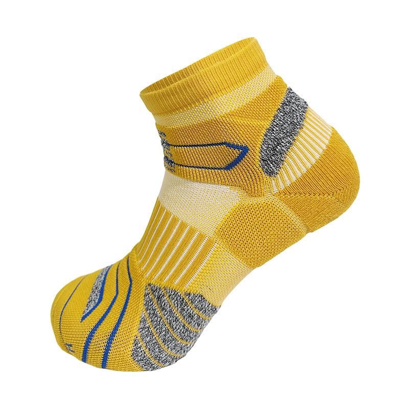 Schnelltrocknende atmungsaktive Laufsocken - Kurz für Erwachsene, Schweißabsorbierend, Frottee-Sohle, Verdickt für Outdoor-Sportarten