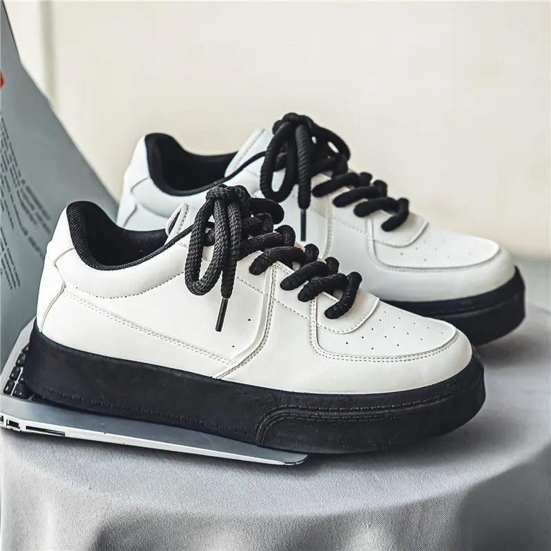 Leisure Chunky Sneakers Fashion 2024 Casual Shoes for Men Elegant Classic Original New In Adults Work High Quality Sale Man Shoe