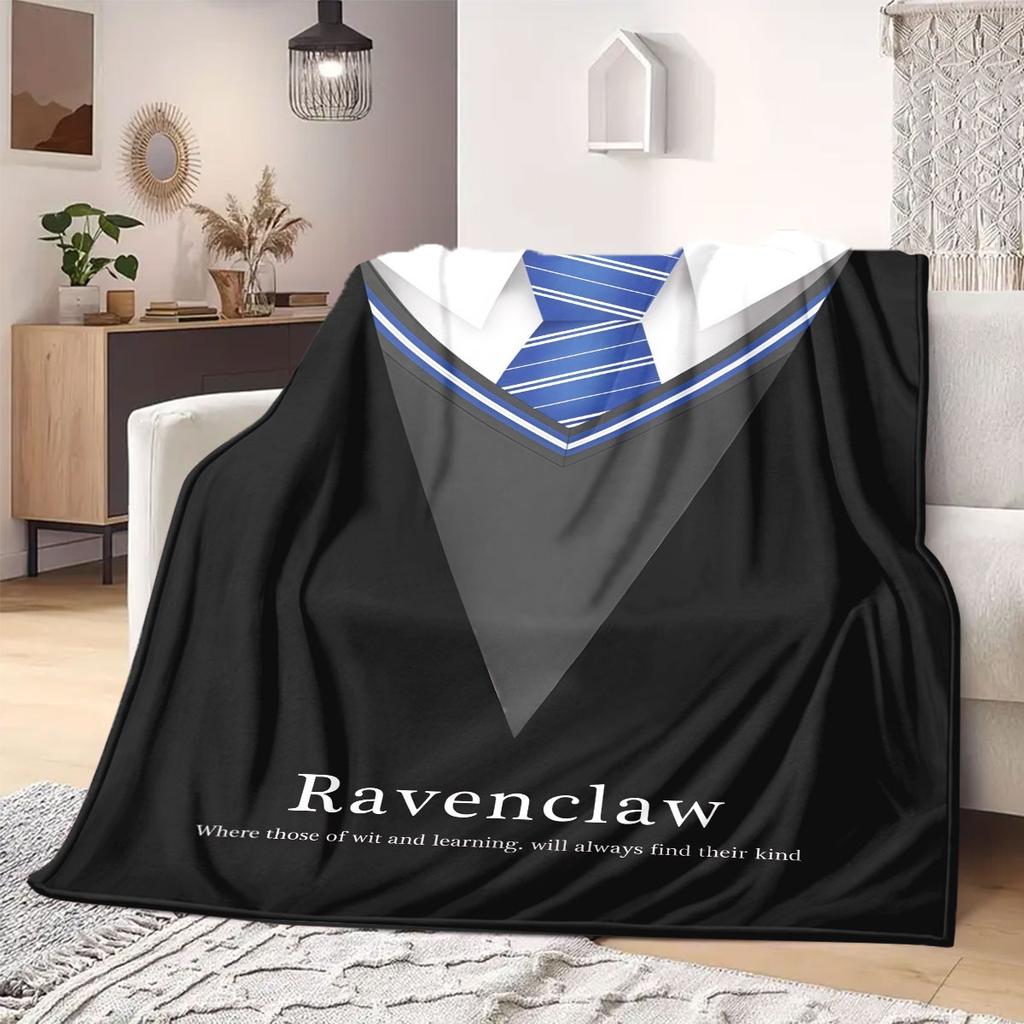 HarryPotter Flannel Blanket Cartoon for Sofas Beds Bedrooms Chairs Travel Picnics Print Home Decor New