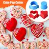 Cake Pop Cutter Birthday Parties Cake Cutter Pusher Smooth Shapes Press Set Home Baking Accessories Teaching Tool For Skewers