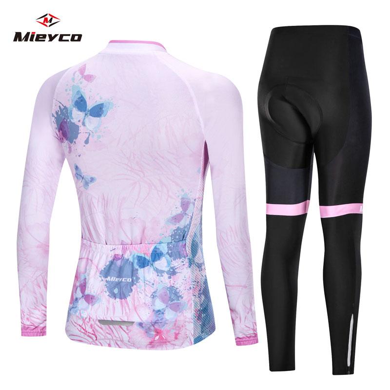 2026 Autumn Breathable Women Pro Cycling Long Sleeve Jersey Set Spring Sports Suit MTB Bike Clothing Female Bicycle Clothes Roupas Femininas