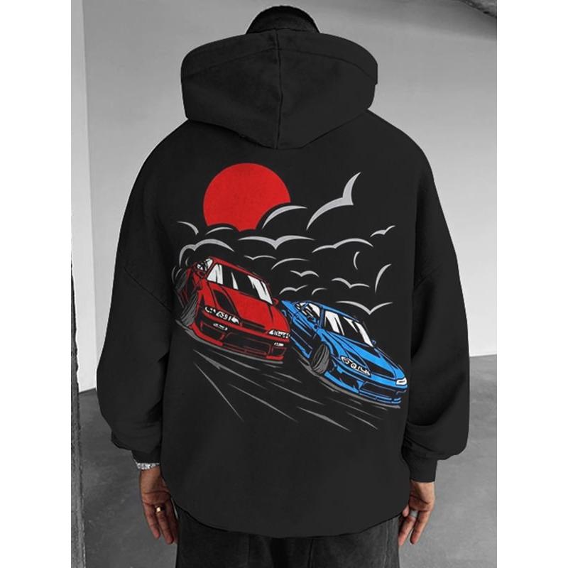 

Осень и зима американская мужская толстовка с капюшоном модная повседневная спортивная повседневная толстовка с капюшоном с рисунком новинка осень и зима 3XL