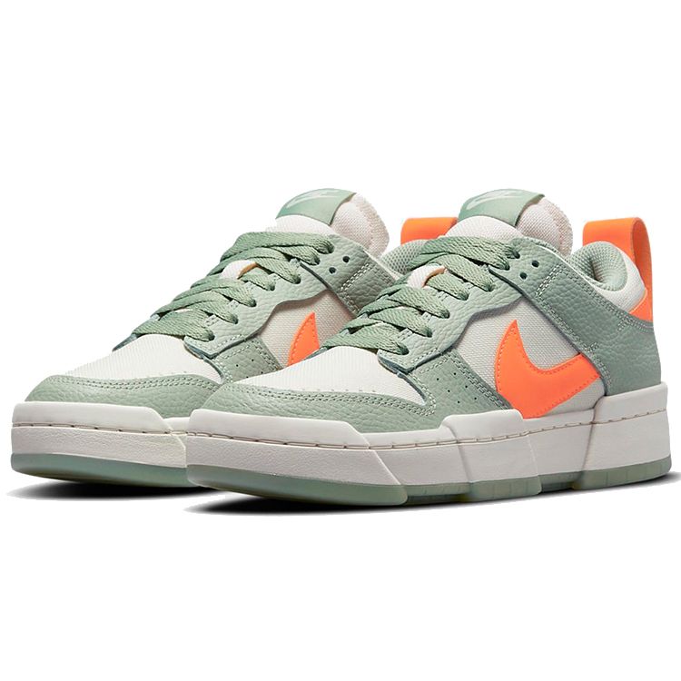 Nike Dunk Low Disrupt Sea Glass Crimson Damen-Sneaker Grün Hyper-Crimson Steam DJ3077-001