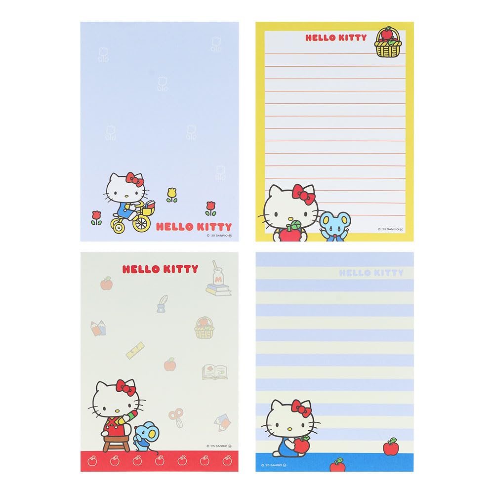 Stationery Sanrio Character Memo Book Type New Life Collection Hello Kitty S2848171 Sun-Star