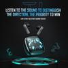 ONIKUMA T1 TWS Wireless Gaming Headphones, Headphones with RGB Touch Control, Four Light Modes, Dual Microphone, ENC Call Noise Cancellation