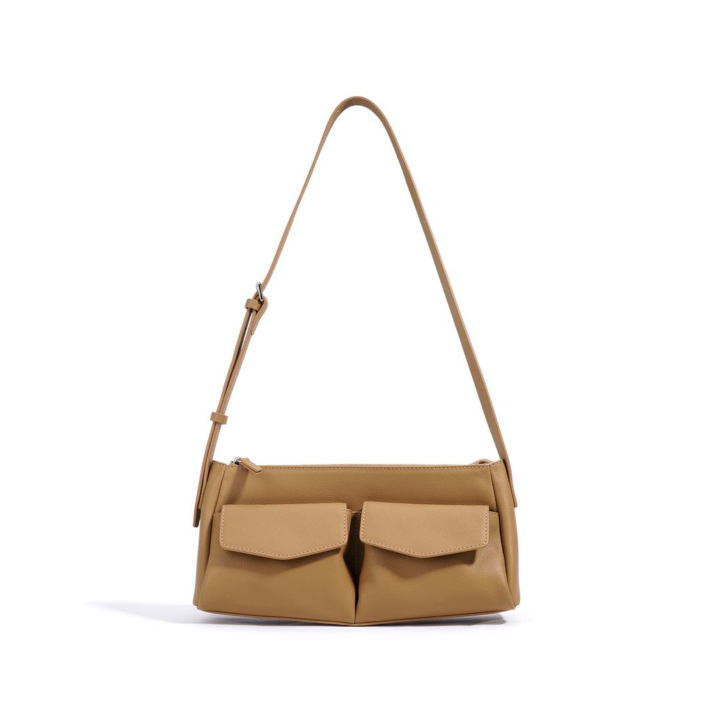 New Niche Shoulder Bag High-end Leather Small Bag Fashion Versatile Casual Commuter Messenger Bag