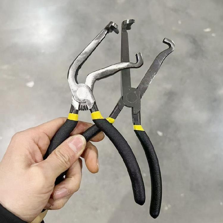 Professional Angled Electrical Pliers With Double Insulation For Safe Automotive Circuit Repair & Fluid Line Detachment