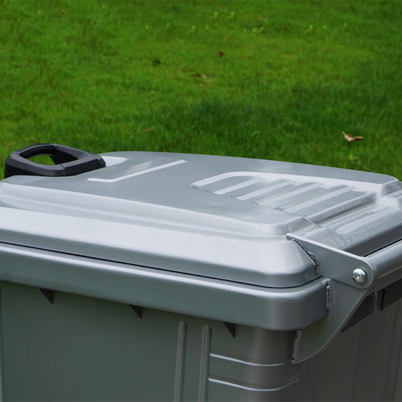 MIAOQIAO Outdoor Wheeled Square Trash Bin