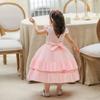 Summer Baby Embroidery Girl Dresses Fly Sleeve Toddler White Baptism Dress For Birthday Party Wedding Dress Lace Infant Princess