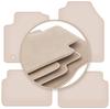 PREMIUM beige Fußmatten für: Ford Focus MK1 FL Schrägheck, Limousine, Kombi 2001-2004