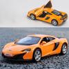 1:36 skala odlewany aluminiowy Model samochodu McLaren 600LP zabawka samochód, pojazdy typu pull back zabawka samochód dla małych dzieci dzieci chłopcy dziewczęta prezent