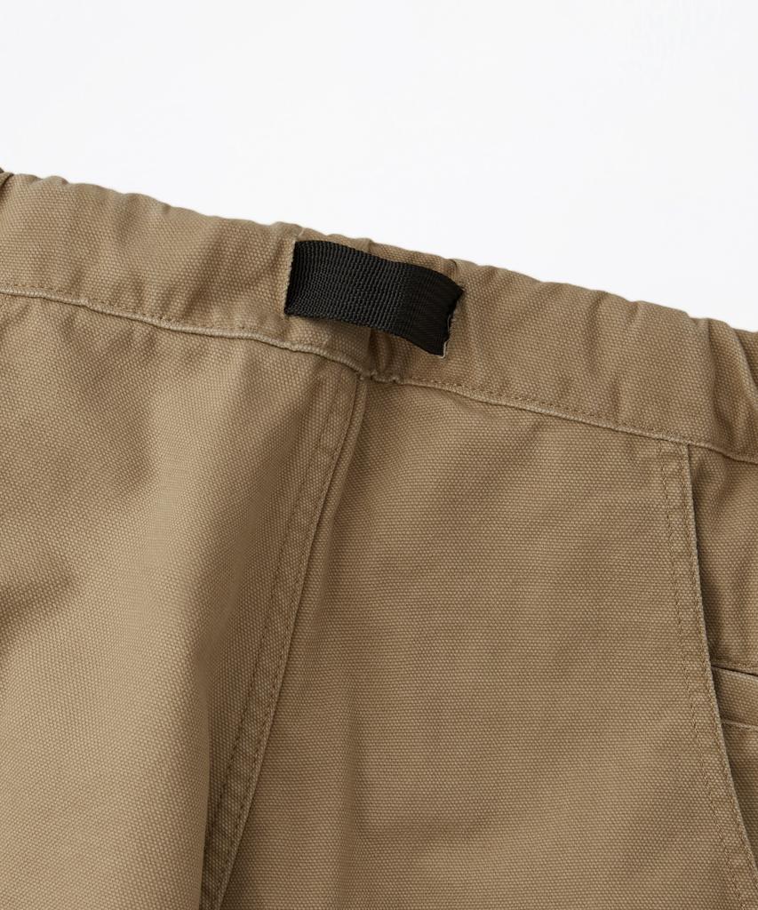 OUTSTANDING Canvas Climbing Belted Shorts_Beige
