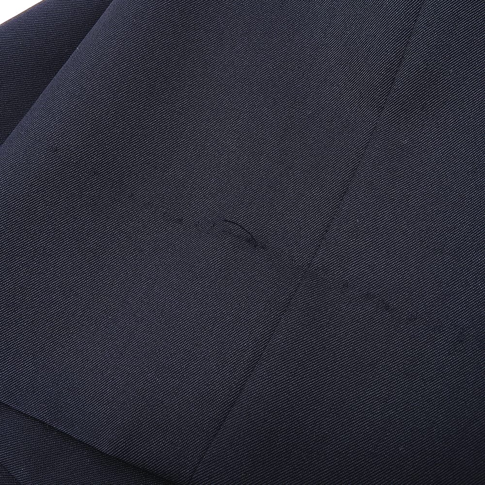 The CLASIK Unused Men's Wool Pleated Trousers, Dark Navy, Size 46, CKTR-169, 25 Stainless Steel Bottoms 46 Dark navyUsed