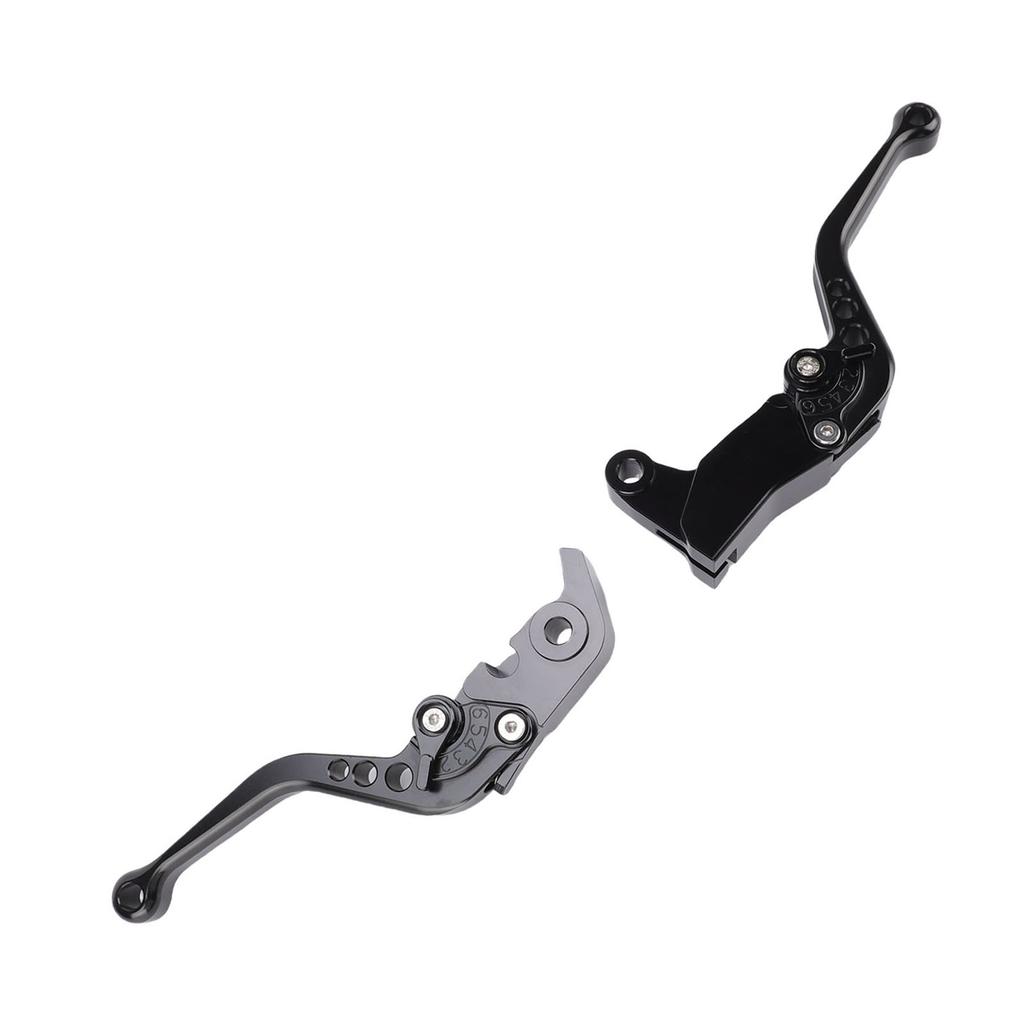 1 Pair Motorcycle Brake Levers Aluminium Alloy Short Brake and Lever Set Replacement for Indian FTR1200 S Carbon 2019-2025