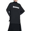 (WMNS) Balenciaga Caps T-shirt Boxy Fit 'Black' Women's 651795TNVL11070