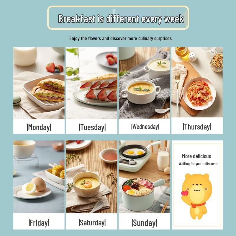 BEAR DSL-C10M1 Multifunction Breakfast Maker CN Plug (adapter Included)