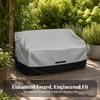 Patio Loveseat Cover Weatherproof Windproof for Backyard