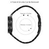 Pour Samsung Galaxy Watch FE 40mm/Watch4 40mm 44mm/Watch 5 40mm 44mm Bracelet de Montre en Acier Inoxydable