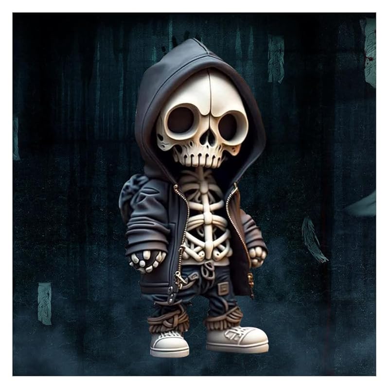 

skeleton figurine cute miniature skeleton sculpture small skeleton figurine Goods ornament halloween portable Home party for desk decoration funny