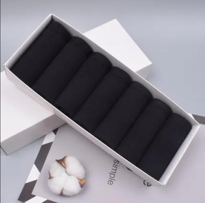 

7 шт. трусиков для женщин, нижнее белье, хлопок, сексуальное, дышащее, мягкое, женские трусы, милые трусики однотонной расцветки, большого размера L(Free Size)&7PCS