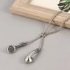 Rhinestone Inlaid Earphone Pendant Necklace Trendy Hip Hop Decor Gold Silver Options for Hip Hop Fans Collection Gift