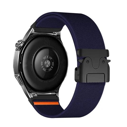 20mm Nylon Strap for Samsung Galaxy Watch 7 6 5 4 40mm 44mm 6Classic 47mm Elastic Band 22mm for Huawei Watch GT5 3 4Pro Bracelet