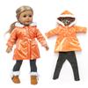 43cm Baby Neugeborenen Puppe Winterkleidung für Baby Puppe Kleidung 18 Zoll Mädchen Puppe Jacke Mantel, Schuhe sind nicht enthalten.