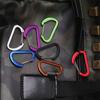Alloy Lock Buckle Hook Carabiner Outdoor Camping Keyring Climbing Snap Clip D-Ring Keychain