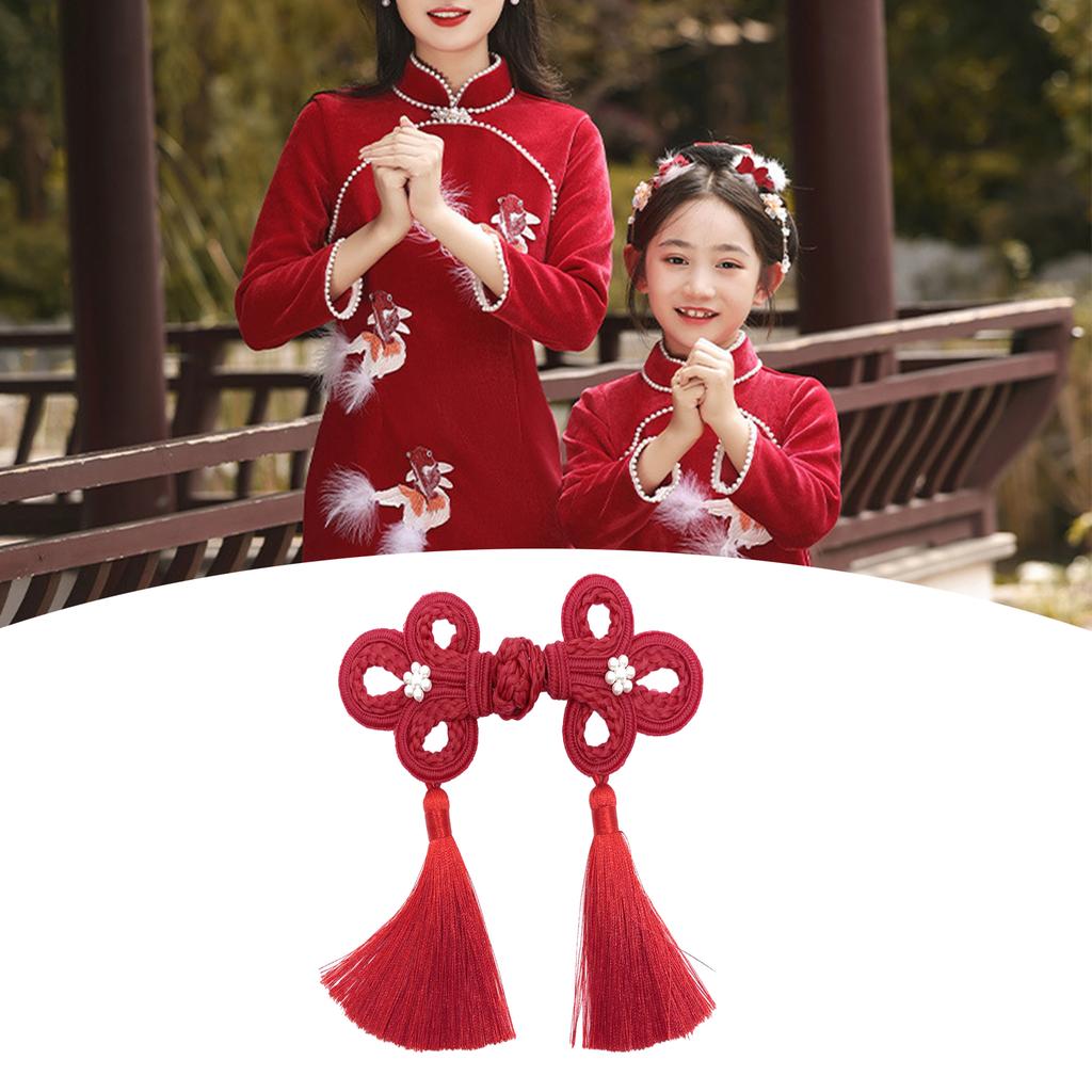 Chinese Knots Frog Buttons Closure Sewing Fasteners for Sweater Coat Cheongsam Traditional Handcraft Accessories
