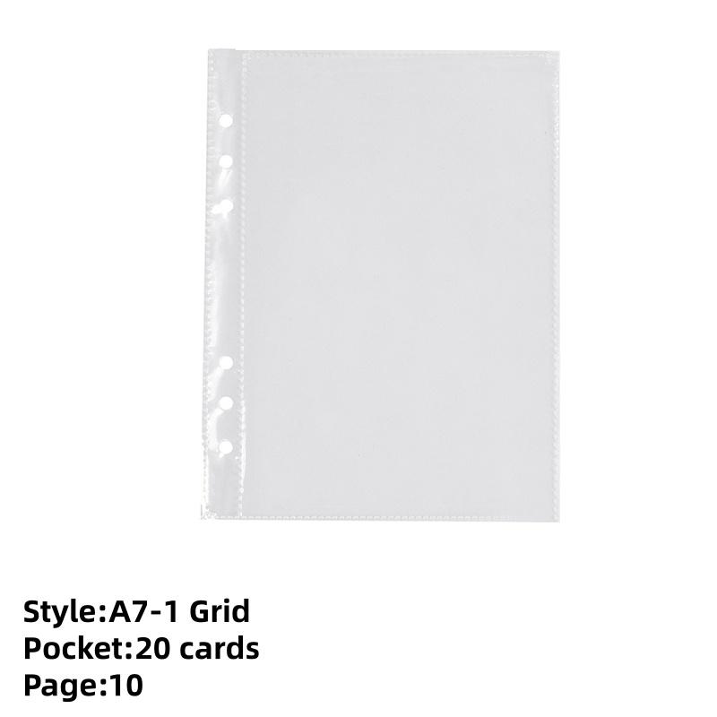 A5/A6/A7 Laser Star Zipper Binder Collect Book Refill Organizer DIY Journal Dairy Transparent Kpop Idol Photo Album Stationery
