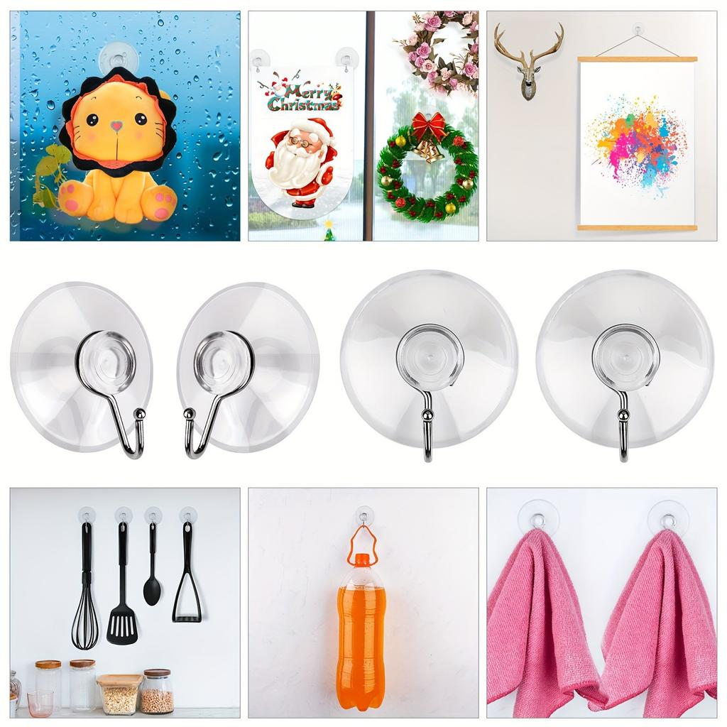 5/10pcs No punching Head Mushroom Head Sucker Suction Cups Hooks Suckers Kitchen Bathroom Suction Cup wedding Home  Accessories
