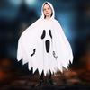 Children Ghost Skeleton Cape With Night Glow For Theater And Cosplay