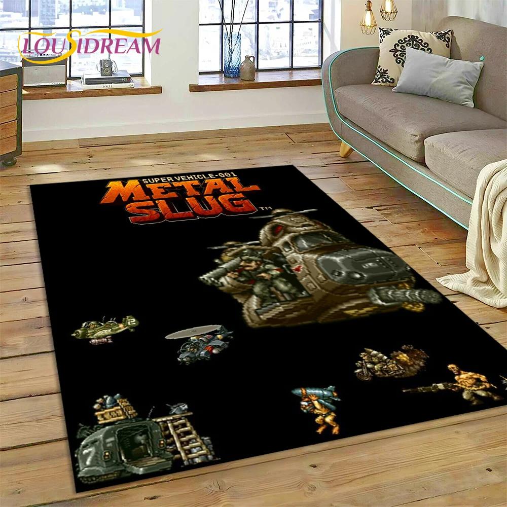 Metal Slug Retro Game Cartoon Customized Carpet Rug for Bedroom Living Room Home Sofa Decoration,Kid Play Large Decor Floor Mat