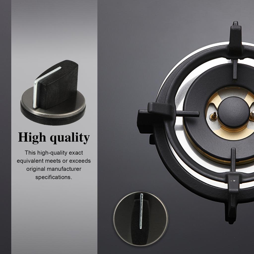 4 Pcs Stove Cooker Knobs Gas Stove Knob Replacement Ignition Buttons Cookware Parts Kitchen Gadgets Durable Fireproof Plastic