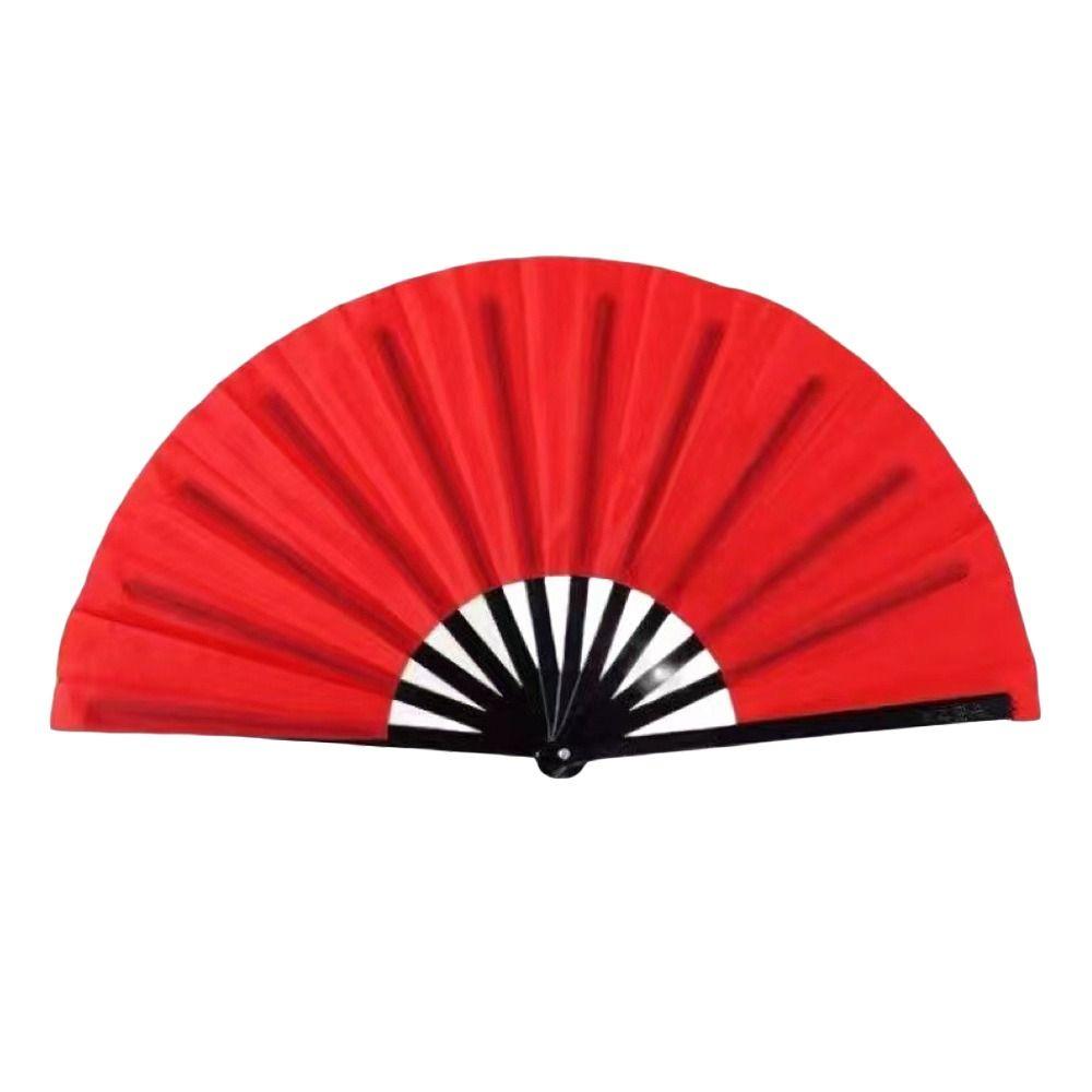 Hand Wedding Party Decor Chinese Tai Chi Yoga Fan Plastic Bone Fan Kung Fu Fan Folding Stage Fan