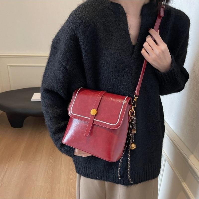 Väska Dam Ny Trendig Mobiltelefonväska Mode Mångsidig Student Damväska Enaxlad Axelväska Liten Fyrkantig Väska