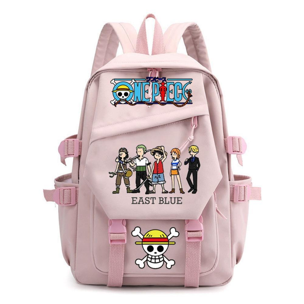 Anime ONE PIECE schoolbag children's backpack primary school bag male and female junior high school students college students campus backpack