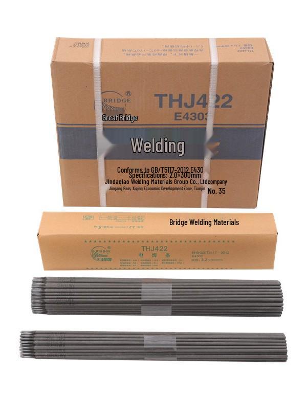 Bridge Brand J422 Carbon Steel Welding Electrode, Anti-stick, Sizes 2.0, 2.5, 3.2, 4.0mm, Also for Cast Iron 208 & Stainless Steel A102.