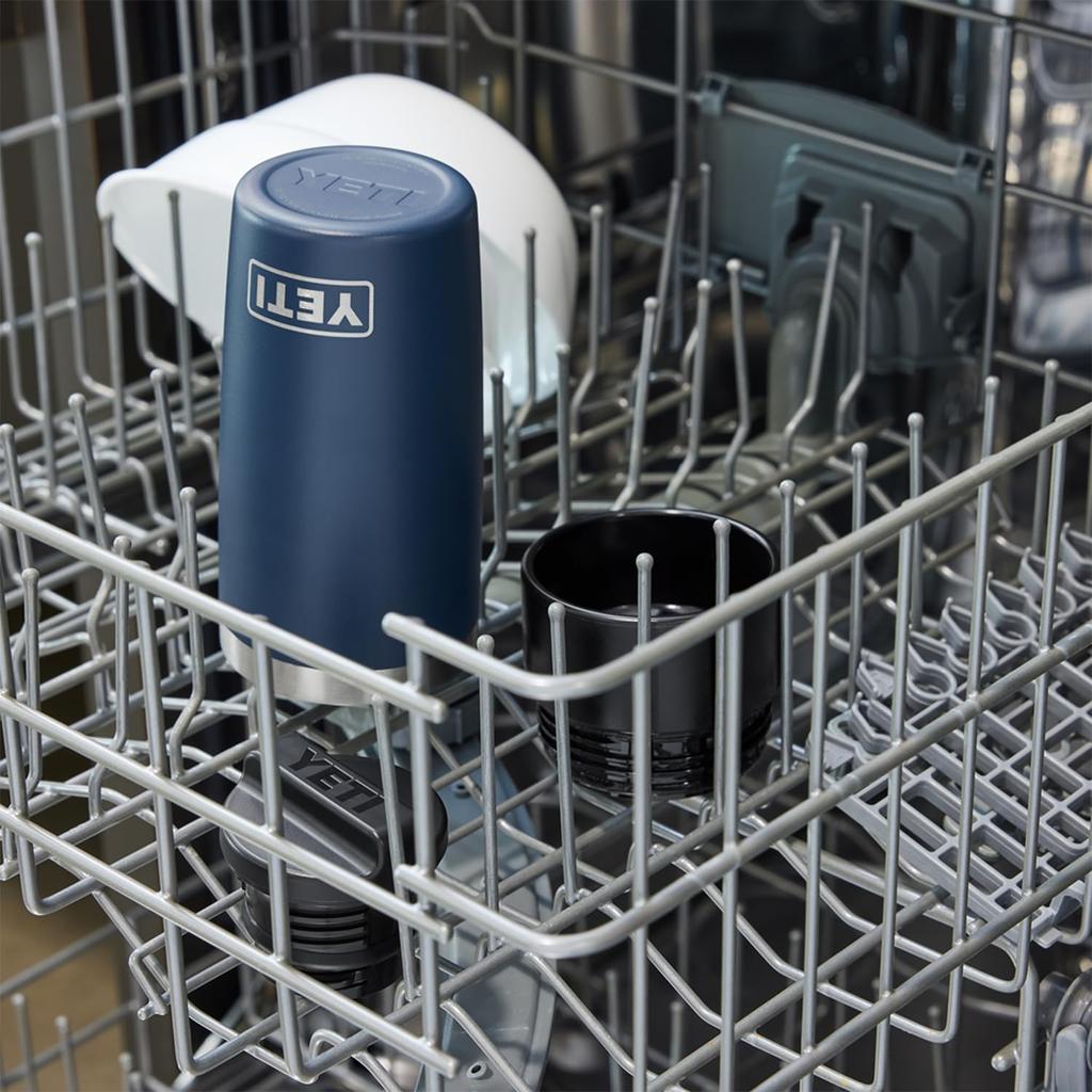 YETI Rambler 12 Travel Bottle, Stainless Steel, Vacuum Insulated, with Leak-Proof Commuter Cap, Black