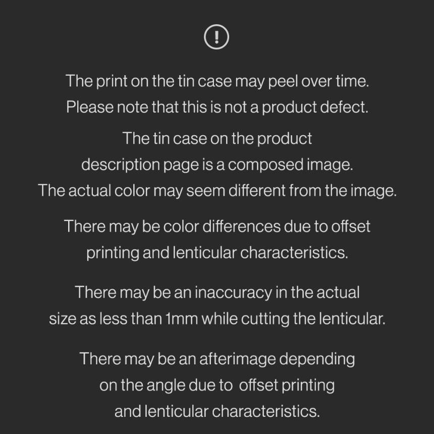 ENHYPEN 3D Lentikulardose aus Blech (UNERZÄHLTE ROMANZE)