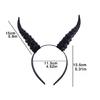 Lightweight Resin Horn Headpiece for Costume Accessories Holiday Celebrations
