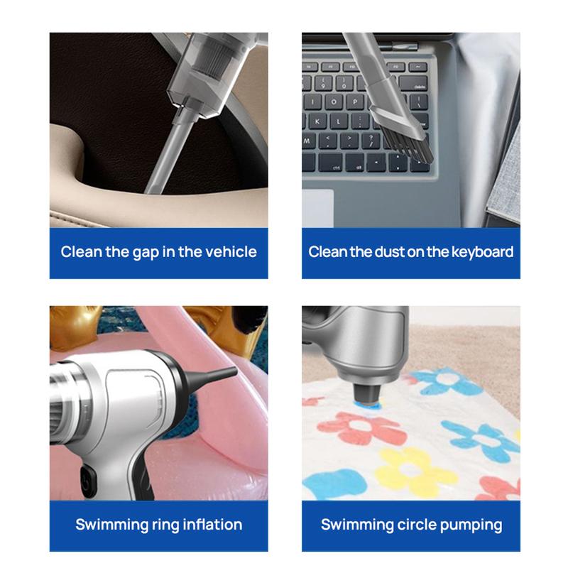 120W 9000Pa Car Wireless Vacuum Cleaner 3 in 1 Blowable Cordless Handheld Auto Vacuum Home & Car Dual Use Mini Vacuum Cleaner