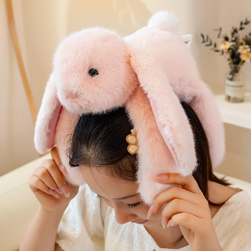 45cm Very Soft Rabbit Plushies Cuddly Stuffed Bunny Rabbit Plush Toy Throw Doll Birthday Gifts Girl Child