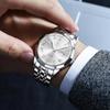 Iqiyi OlevS Men S Analog Quartz Waterproof buSineSS Watch Silver White 9990