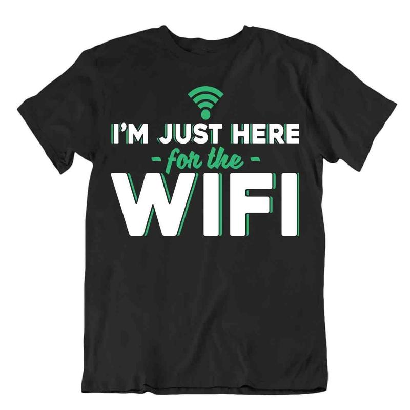 Wifi Humor Tshirt Programmer Language T Shirt Networking Textile Tee S разноцветный