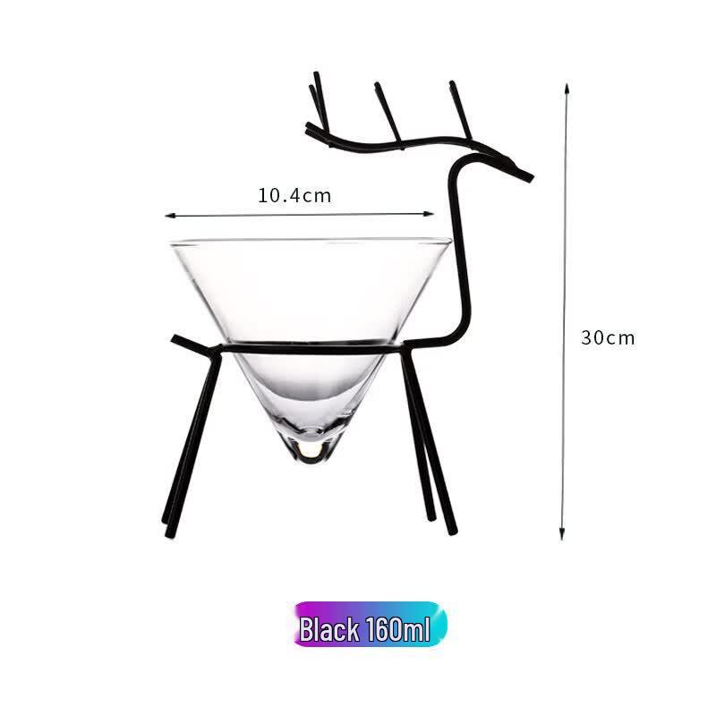 Star Creative Glass Cocktail & Champagne Glasses Set