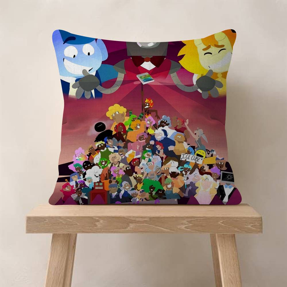 

BBattle For Dream Island Pillow Cover Sofa Cushion Cover Home Room Decoration Children Gift 30x30 cm